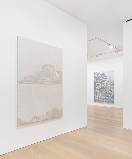 The present work installed at Luc Tuymans: The Shore, David Zwirner, January 30 – April 2, 2015.